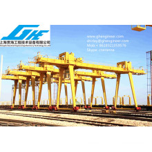 port usage rail mounted container gantry crane